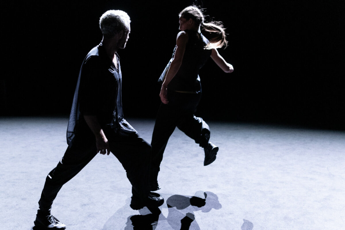 Angela and Micaël dancing in Threshold